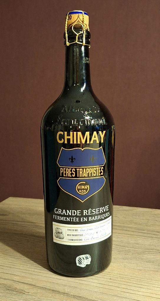 Chimay grande reserve vatgerijpt 2020. Oak aged, Ophalen of Verzenden, Nieuw, Flesje(s), Overige merken