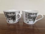 2 cappuccino kopjes, Huis en Inrichting, Ophalen of Verzenden, Zo goed als nieuw, Overige stijlen, Kop(pen) en/of Schotel(s)