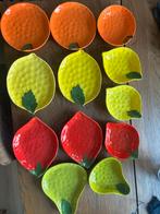 Gebruikte schaaltjes en bordjes fruit, Ophalen, Gebruikt, Porselein of Keramiek, Schaal