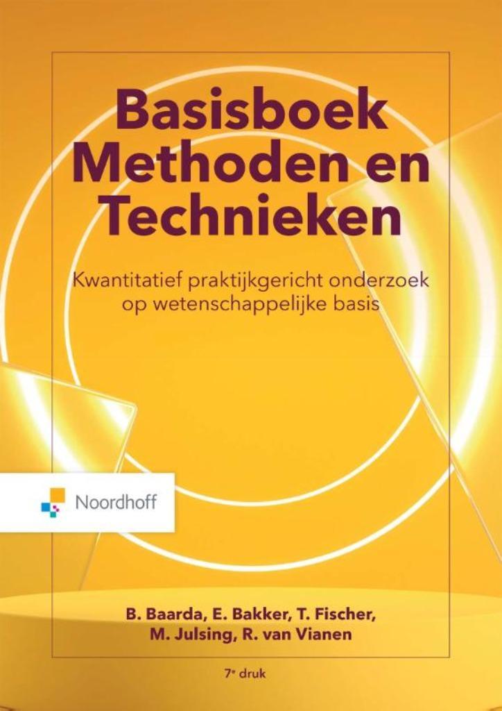 Basisboek methoden en technieken, Boeken, Studieboeken en Cursussen, Nieuw, HBO, Beta, Ophalen of Verzenden