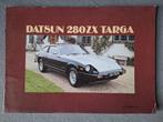 Brochure DATSUN 280ZX TARGA - 1982 Engels, Ophalen of Verzenden, Gelezen, Overige merken