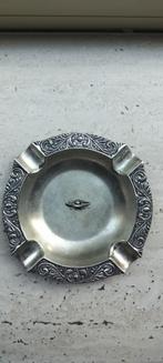 Vintage Zilveren Asbak met Ornamenten, Antiek en Kunst, Ophalen of Verzenden