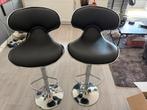 Bar stoelen, Gebruikt, Leer, Ophalen of Verzenden, 90 cm of meer