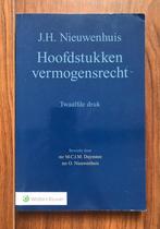 Hoofdstukken vermogensrecht - Nieuwenhuis (12e druk), Ophalen of Verzenden, Zo goed als nieuw