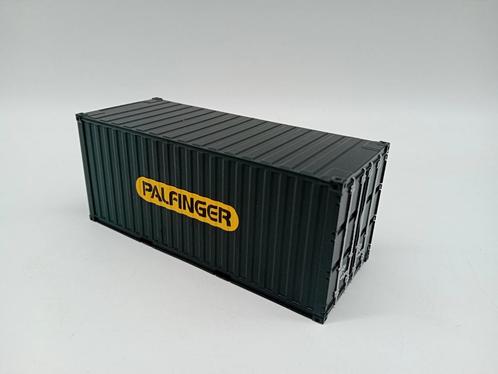 WSI 20 FT CONTAINER PALFINGER, Hobby en Vrije tijd, Modelauto's | 1:50, Nieuw, Overige typen, Wsi, Ophalen of Verzenden