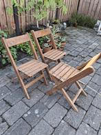 3 antieke klapstoelen, Antiek en Kunst, Ophalen