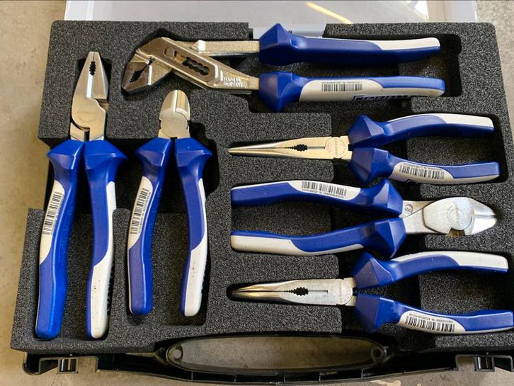 Promat tangenset 6-delig in koffer – nieuw, Doe-het-zelf en Verbouw, Gereedschap | Handgereedschap, Nieuw, Ophalen of Verzenden
