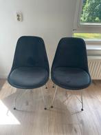 Kuipstoelen 2 keer antraciet Velours, Huis en Inrichting, Stoelen, Ophalen, Zo goed als nieuw, Grijs