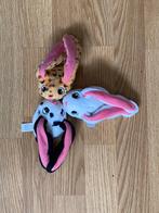 3 Pluche Konijntjes met Magneetjes, Ophalen of Verzenden, Gebruikt, Konijn