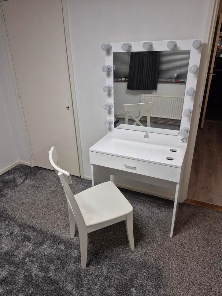Luxury Palace Make-up tafel met stoel, Huis en Inrichting, Tafels | Kaptafels, Zo goed als nieuw, 100 tot 150 cm, Minder dan 50 cm