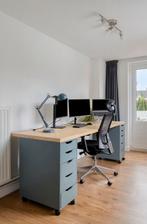 Mooi bureau gemaakt met IKEA ALEX kastjes, Ophalen, Zo goed als nieuw, Bureau