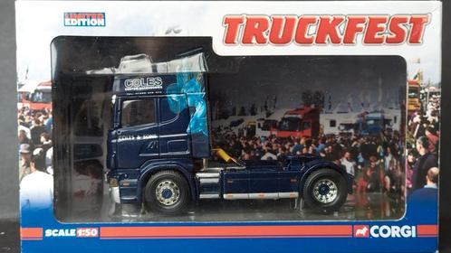 Scania R Topline Coles 1:50 Corgi Truckfest Showtruck Pol, Hobby en Vrije tijd, Modelauto's | 1:50, Zo goed als nieuw, Bus of Vrachtwagen