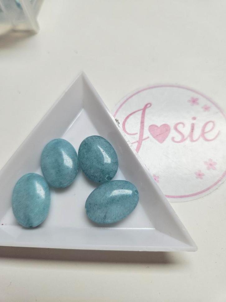 Aquamarijn Edelsteen Kralen #339, Sieraden, Tassen en Uiterlijk, Edelstenen, Nieuw, Ophalen