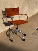 BONACINA Miss B bureaustoel design TITO AGNOLI leder leer, Gebruikt, Ophalen of Verzenden