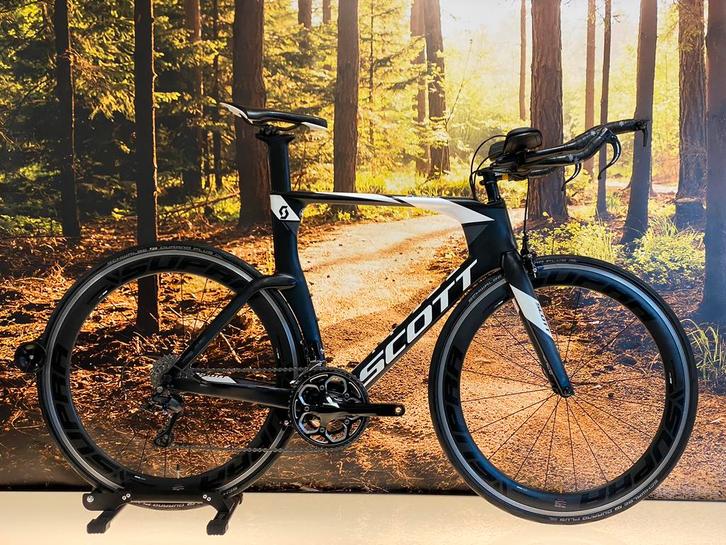 Prachtige Scott Plasma TT/Triatlon fiets 56 cm, Shimano 105, Fietsen en Brommers, Fietsen | Racefietsen, Zo goed als nieuw, Heren
