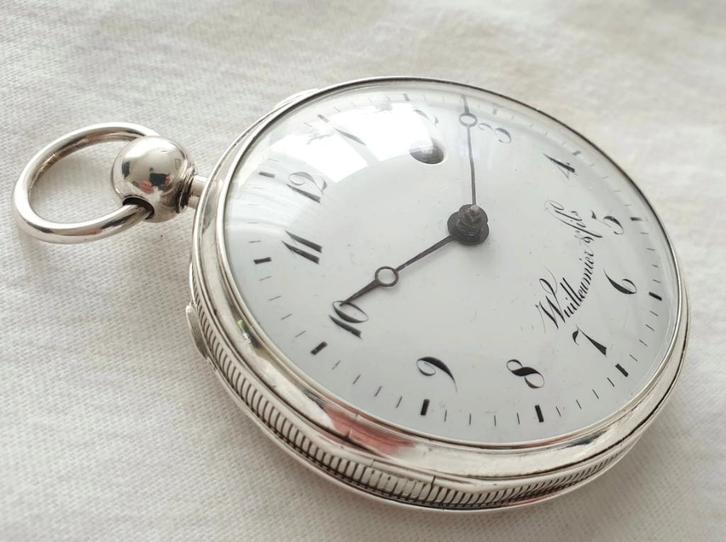 Wuilleumier & Fils  - Antiek zakhorloge, Sieraden, Tassen en Uiterlijk, Horloges | Antiek, Zakhorloge, Overige merken, Staal, Voor 1900