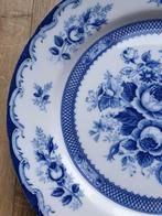 Blauw Witte Ontbijtborden Blauwe Roos Borden, Antiek en Kunst, Antiek | Servies los, Ophalen of Verzenden