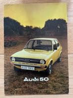 Audi 50 autofolder 1976 brochure, Boeken, Auto's | Folders en Tijdschriften, Audi, Gelezen, Ophalen of Verzenden