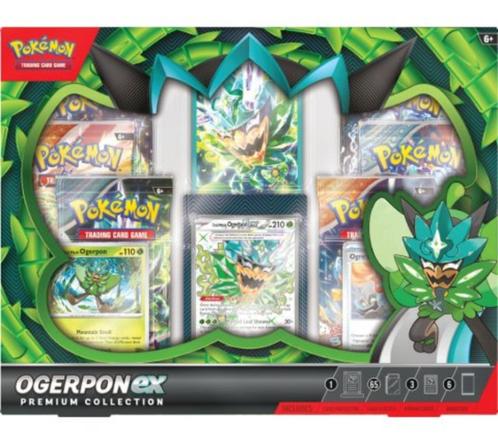Pokemon TCG - Scarlet & Violet Ogerpon Premium Collection EX, Hobby en Vrije tijd, Verzamelkaartspellen | Pokémon, Nieuw, Boosterbox