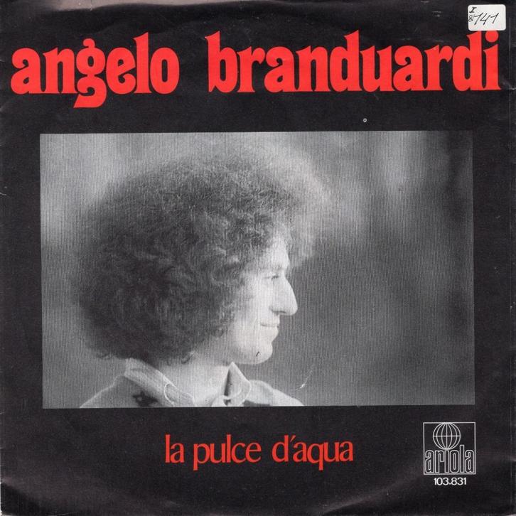 ANGELO BRANDUARDI  -  La pulce d'aqua, Cd's en Dvd's, Vinyl Singles, Gebruikt, Single, Pop, 7 inch, Ophalen of Verzenden