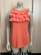 Top Koningsdag dorothy perkins kraag ruffles oranje koraal m, Oranje, Dorothy perkins, Maat 38/40 (M), Zonder mouw