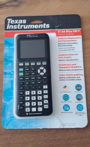 Grafisch rekenmachine TEXAS INSTRUMENTS TI-84 Plus CE-T Pyth beschikbaar voor biedingen