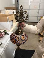 Handgemaakte Turkse mozaïek lamp, nieuw!, Ophalen of Verzenden, Zo goed als nieuw, Glas, Minder dan 50 cm