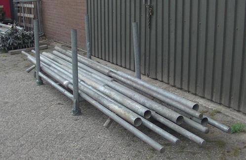 💥 Flespalen / flespaal / verkeersbord-paal / palen / buizen, Doe-het-zelf en Verbouw, Zwenkwielen, Gebruikt, Ophalen