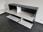 ACTIE Zwart zwevend design dressoir met 4 kleppen NIEUW, Huis en Inrichting, Kasten | Dressoirs, Metaal, Met klep(pen), 150 tot 200 cm