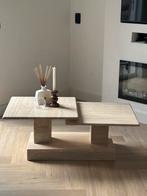 Travertin designer salontafel, Ophalen, Overige materialen, 50 tot 100 cm, Zo goed als nieuw