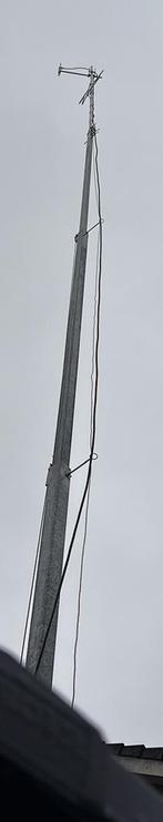3x6 Kokermast (staal), Telecommunicatie, Antennes en Masten, Ophalen, Gebruikt, Mast