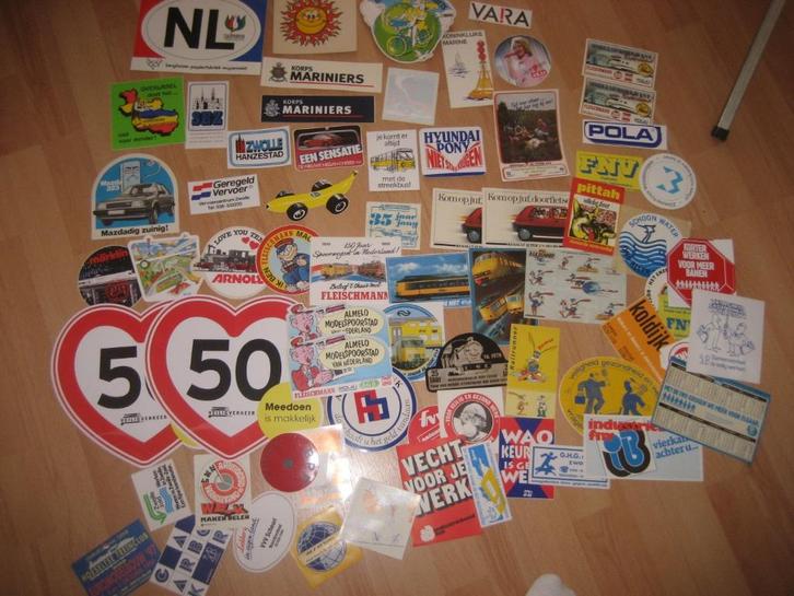 partij stickers allerlei, Verzamelen, Stickers, Zo goed als nieuw, Auto of Motor, Ophalen of Verzenden