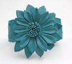 Leren ring 4,95 of leren armband bloem 9,95, Ophalen of Verzenden, Nieuw, Leer