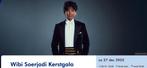 2 kaartjes - Wibi Soerjadi Kerstgala, Tickets en Kaartjes, Twee personen, December, Instrumentaal