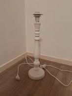 Witte lampenvoet., Ophalen, Gebruikt, Hout, Minder dan 100 cm