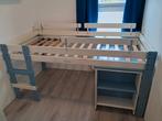 Jongensbed 200x90 met uitschuifbaar bureau, Lattenbodem, 85 tot 100 cm, Gebruikt, Ophalen of Verzenden