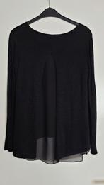 Zwarte Dames blouse ( beetje glitter effect) mt Xl 44, Soaked in Luxury, Zwart, Maat 42/44 (L), Ophalen of Verzenden
