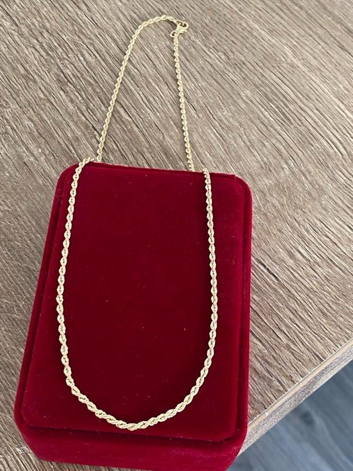 14 karaat (585) gouden ketting, Sieraden, Tassen en Uiterlijk, Kettingen, Nieuw, Goud, Goud, Ophalen of Verzenden