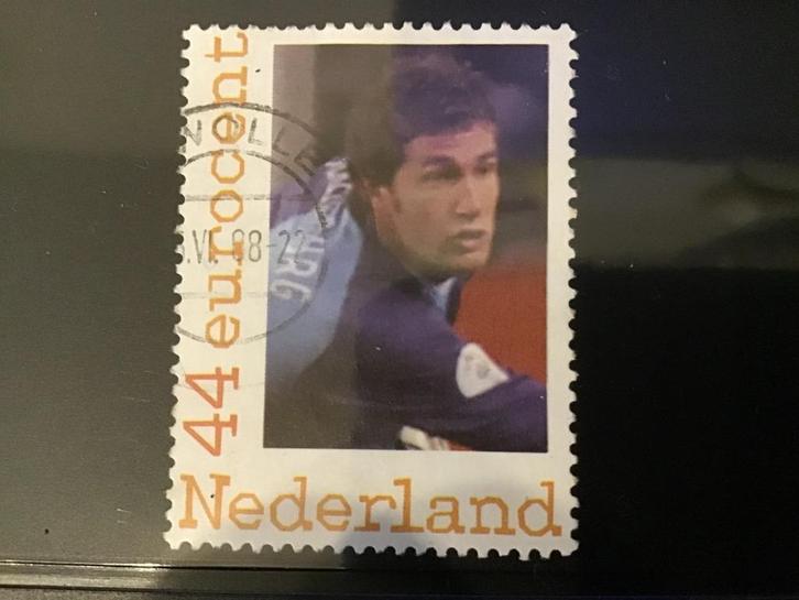 persoonlijke postzegel voetbal keeper gestempeld sport   266, Postzegels en Munten, Postzegels | Nederland, Gestempeld, Na 1940