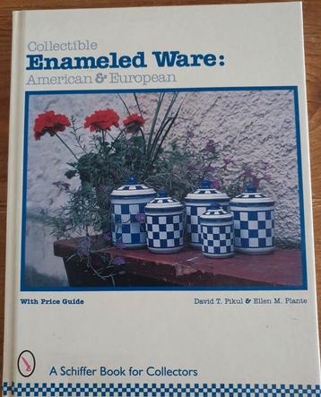 Uniek Brocante boek over Emaille. Naslag. Collectors Item! beschikbaar voor biedingen
