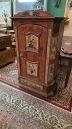 Hand beschilderde kast, Ophalen