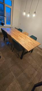 Mooie houten eettafel te koop wegens verhuizing, Huis en Inrichting, Tafels | Eettafels, Gebruikt, 100 tot 150 cm, Ophalen of Verzenden
