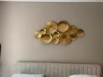 Goud ornament voor aan de muur, Ophalen of Verzenden, Zo goed als nieuw