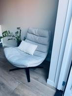 Draaifauteuil lichtgrijs Vesta, Huis en Inrichting, Ophalen, Gebruikt, Stof, 50 tot 75 cm