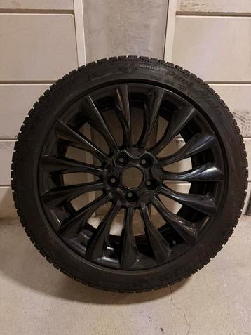 Originele Fiat 500X 18 inch velgen zwart met winterbanden beschikbaar voor biedingen