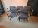 5x mies vd rohe brno stoelen., Ophalen, Design, Zo goed als nieuw, Metaal