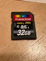 1x Trancend SD geheugen kaart, Ophalen, SD, Gebruikt, 32 GB