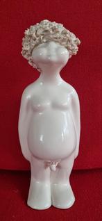 Vintage  keramiek beeldje wit "man", Antiek en Kunst, Antiek | Porselein, Ophalen of Verzenden