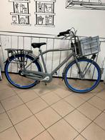 Gazelle NL Herenfiets - Grijs/Blauw - Uniek!, Ophalen, Zo goed als nieuw, Gazelle, Versnellingen