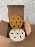 Schuurpapier klittenband 90mm 7 stofgaten nieuw 50 stuks, Ophalen of Verzenden